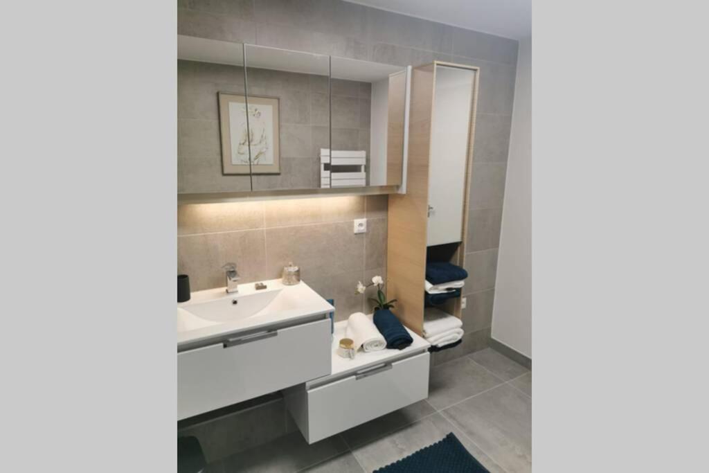 Magnifique F3, 75M² Avec Parking Prive Et Terrasse Apartment สตราสบูร์ก ภายนอก รูปภาพ